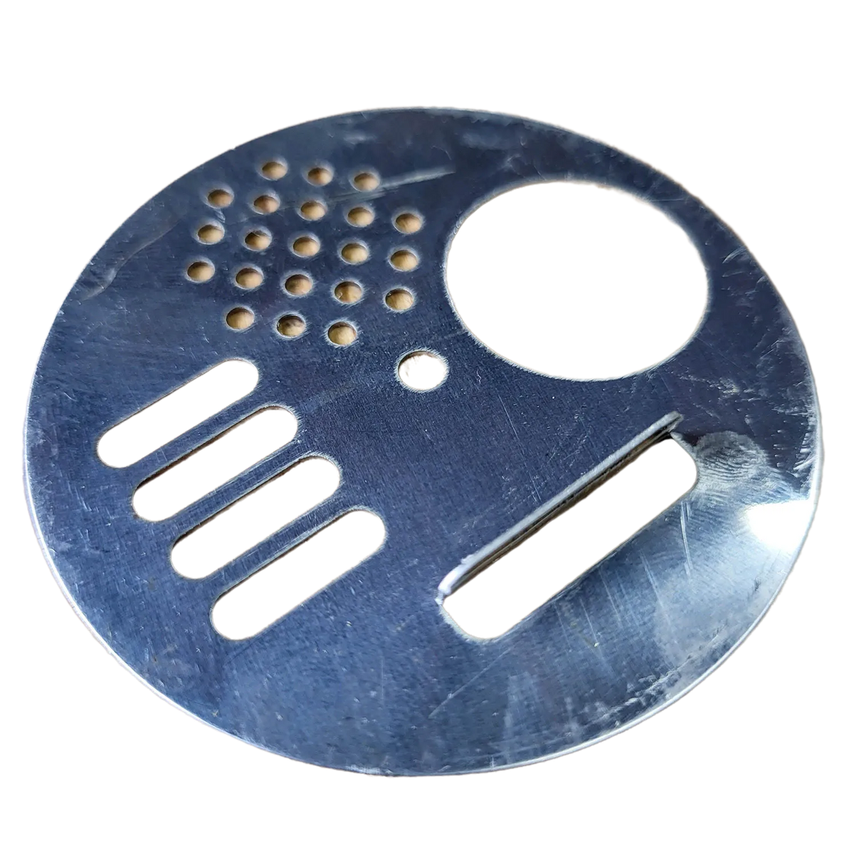 Steel, Small Round Disc Entrance Reducer by Foxhound Bee Company