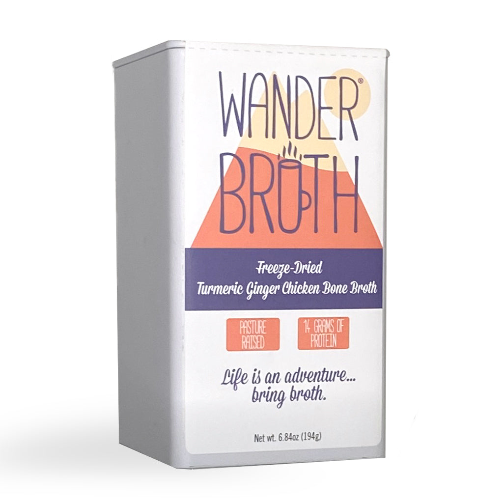 Organic Pasture-Raised Turmeric Ginger Chicken Bone Broth - Bulk