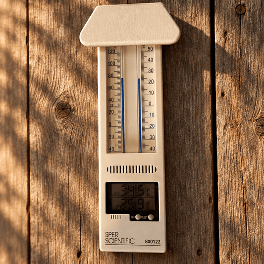 Thermometer w/ Digital Min/Max Display (Mercury Free) by Grow Organic