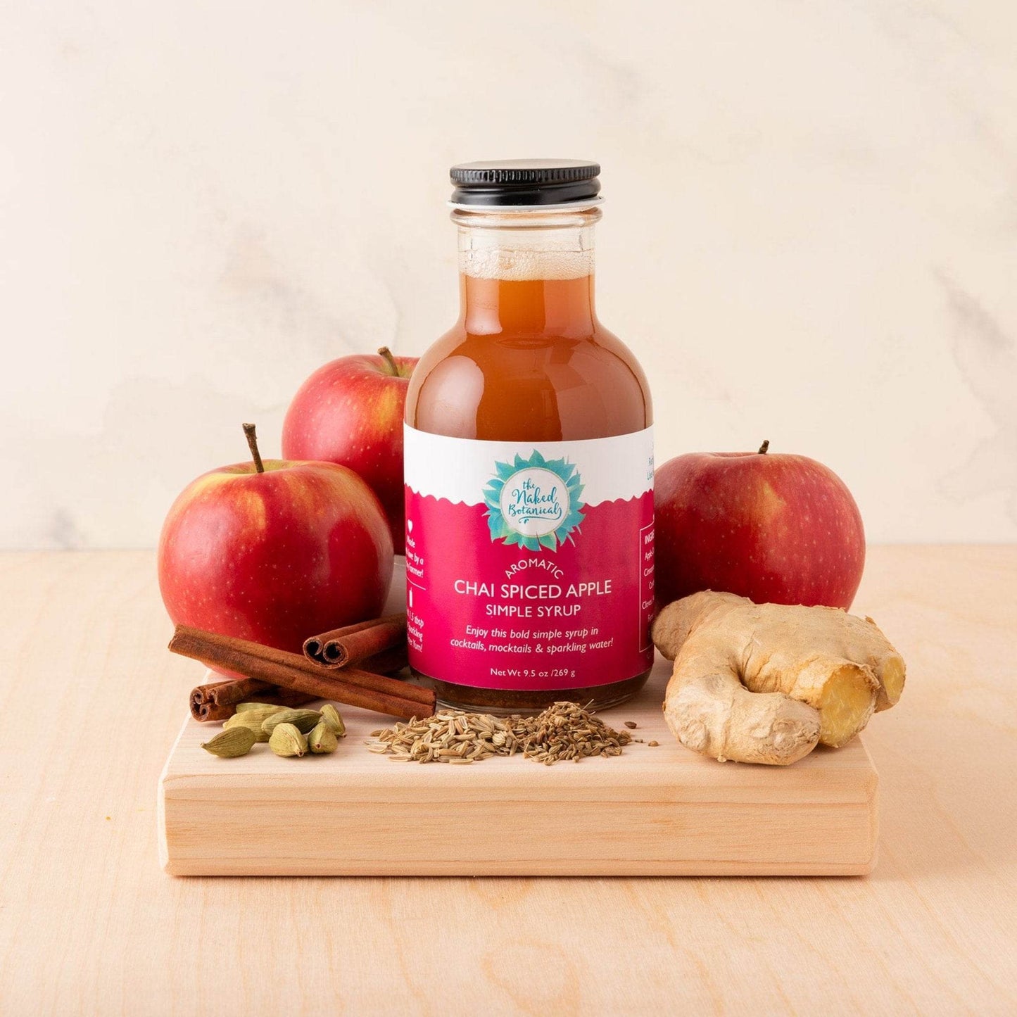 Chai Spiced Apple Simple Syrup