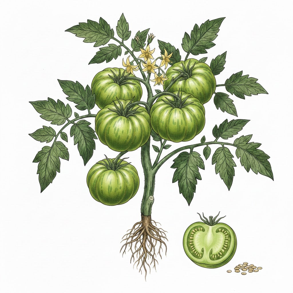 TOMATO Seeds, Green Zebra