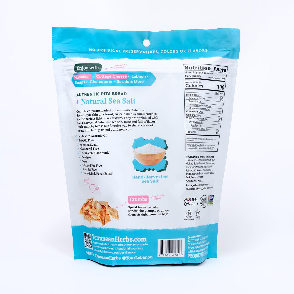 Sea Salt Pita Chips, image 2 of 8