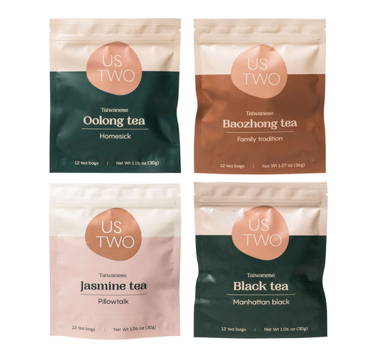 The Variety Pack: All Four Teas by Us Two Tea
