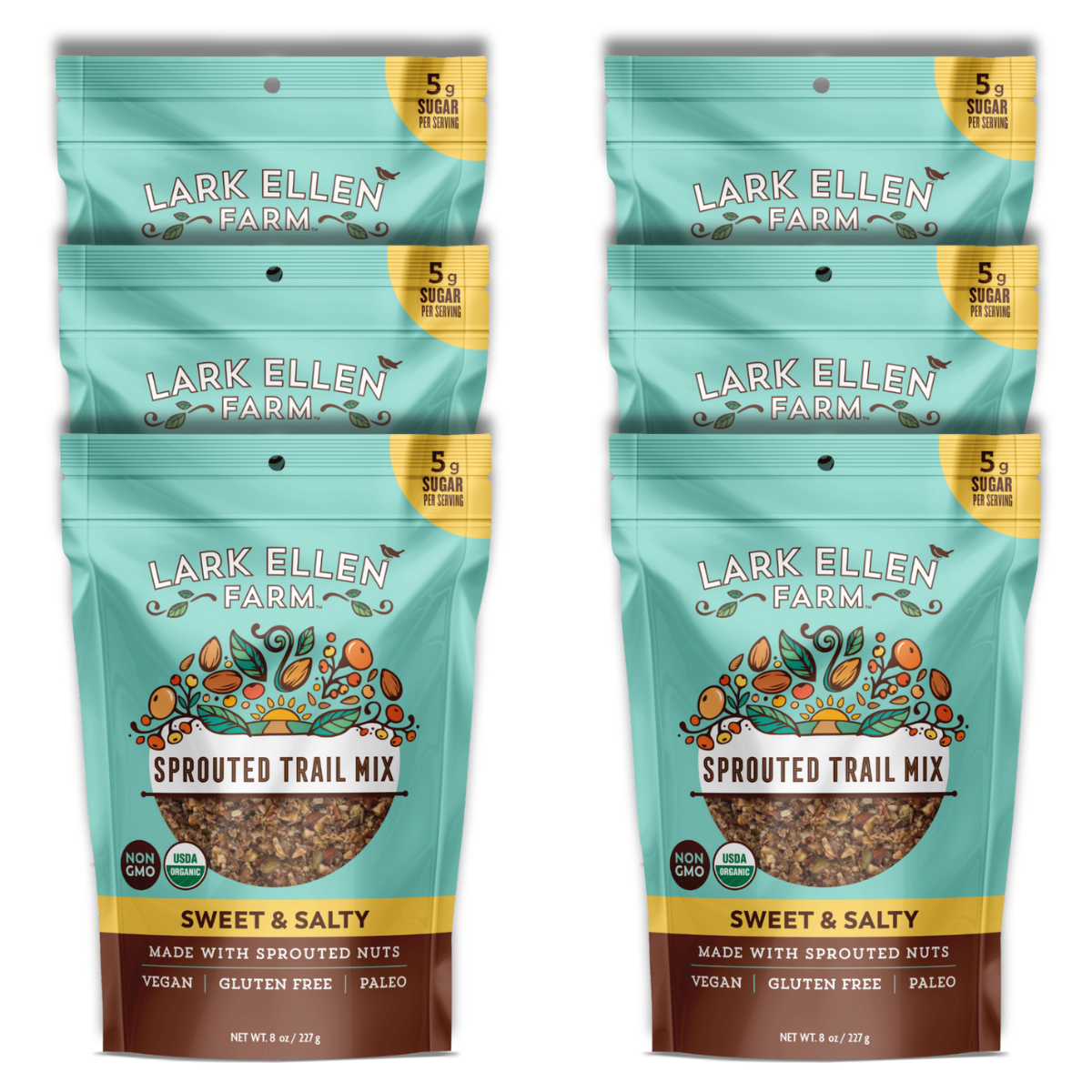 Sweet & Salty Trail Mix, Sprouted