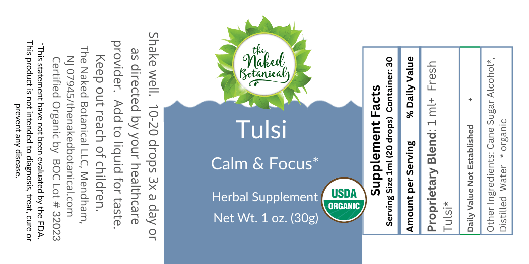 Single Herb Tinctures