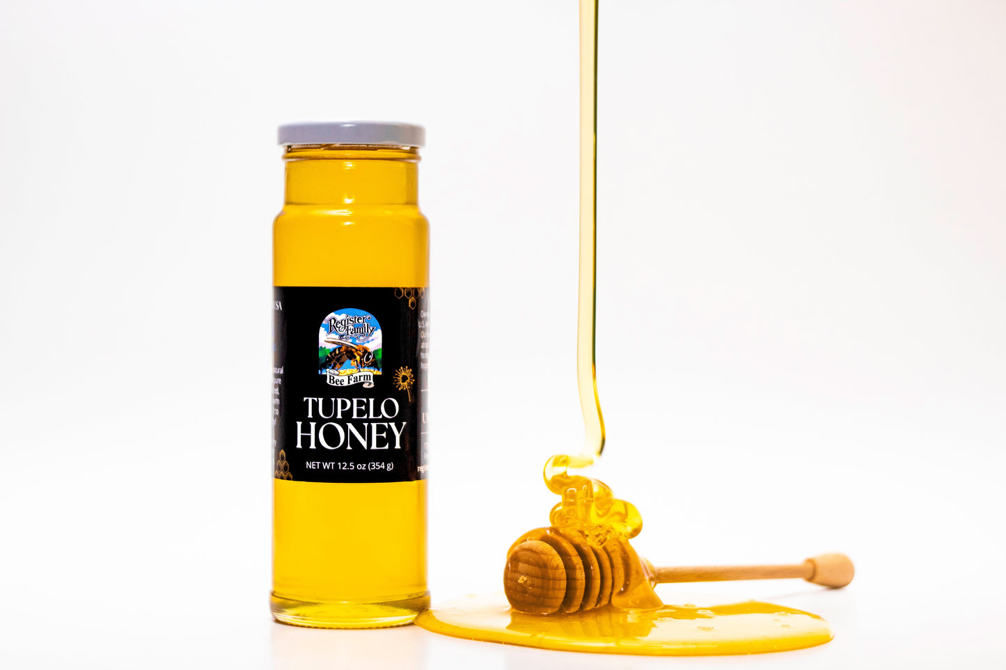 Raw Tupelo Honey — 12.5 oz | Certified Glyphosate Residue Free