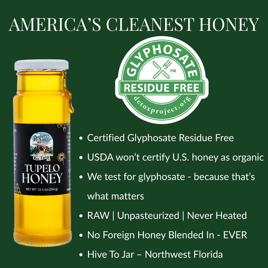 Raw Tupelo Honey - 12.5 oz Glass Jar