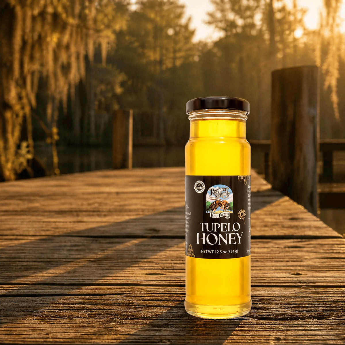 Raw Tupelo Honey — 12.5 oz | Certified Glyphosate Residue Free
