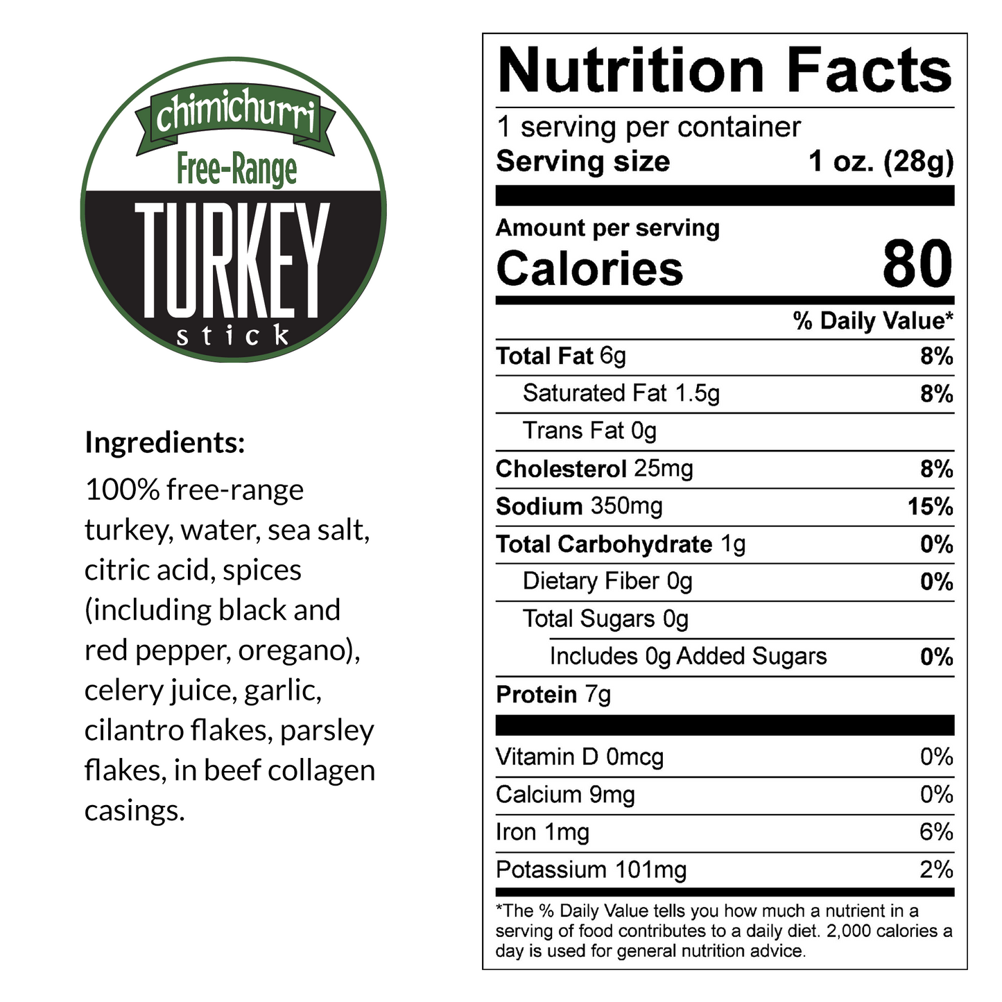 Variety - Free-Range Turkey Flavors Sticks (No Sugar)