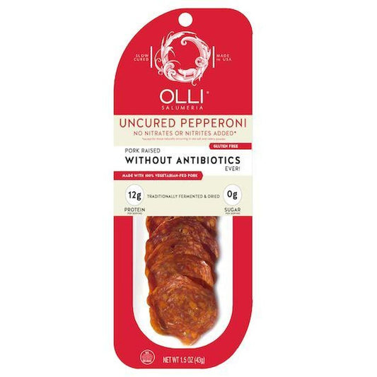 Sliced Uncured Pepperoni Salami Snack Pack