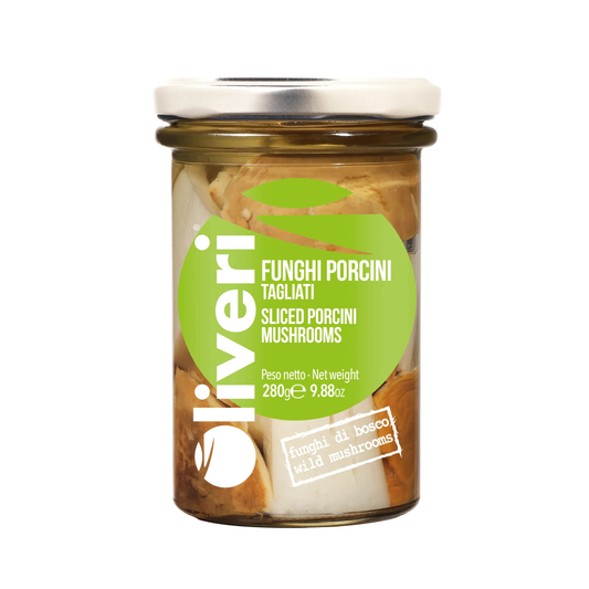 Sliced Porcini Mushrooms in Extra Virgin Olive Oil (Funghi Porcini Tagliati)