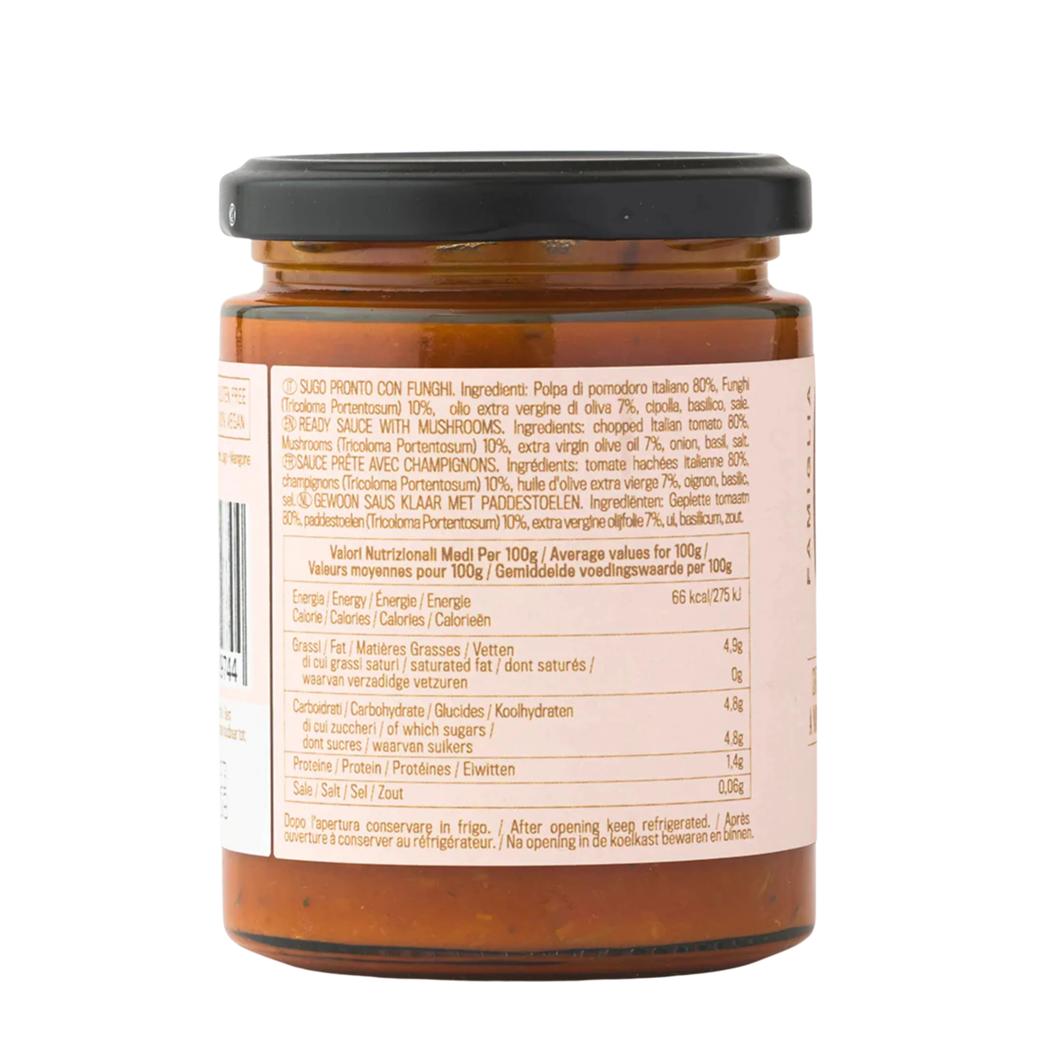 Famiglia Crispino Wild Mushroom Pasta Sauce — Ready-Made Italian Funghi, image 2 of 4