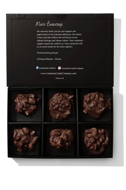 Mississippi Mudslide Pralines - 6 Count