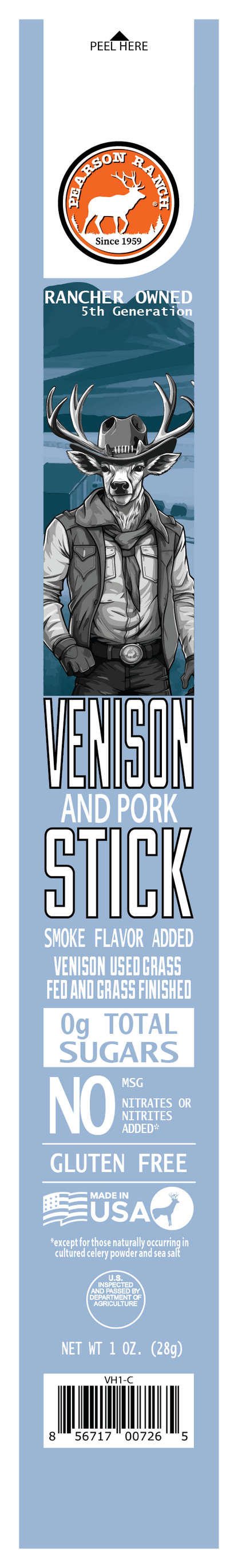 Venison Hickory Snack Stick