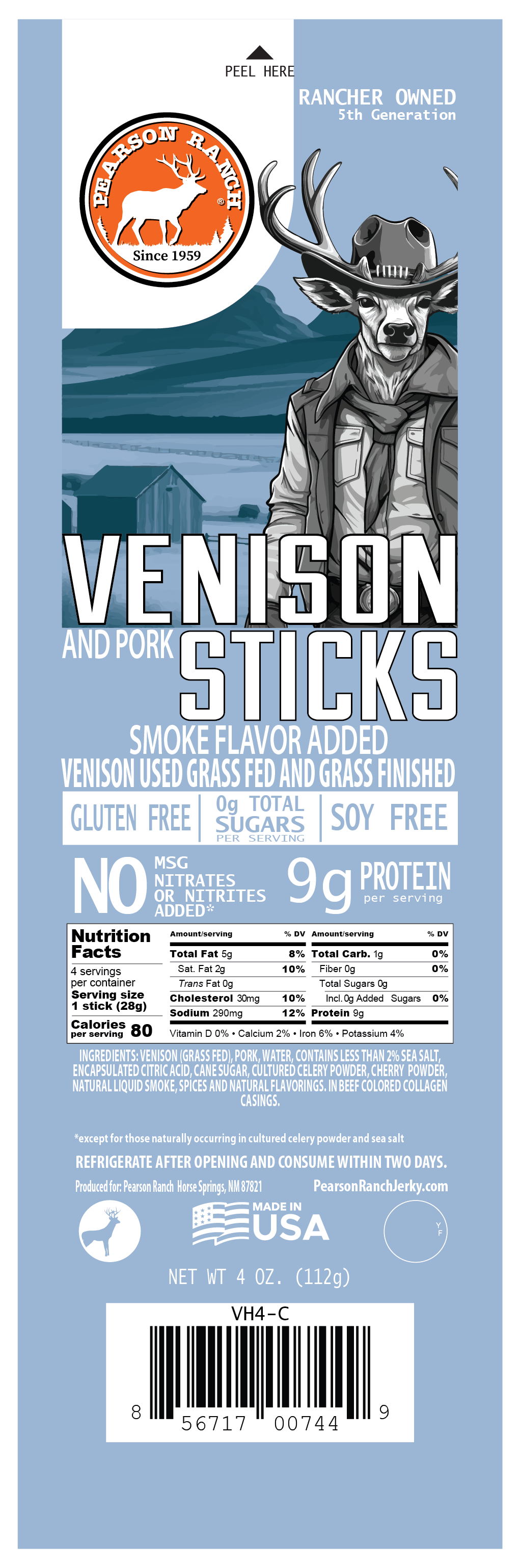 Venison Hickory Snack Stick Multi-pack
