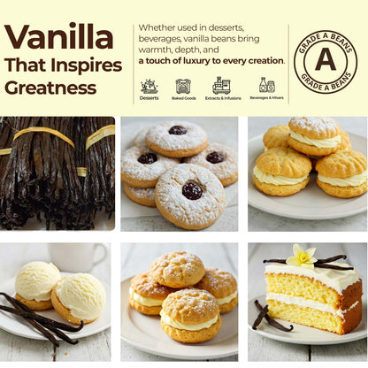 SPECIAL !! Premium Wholesale Bulk Ugandan Vanilla Beans Grade-A Superior Quality for Exquisite Culinary Creations