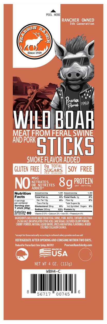 Wild Boar Hickory Snack Stick Multi-pack