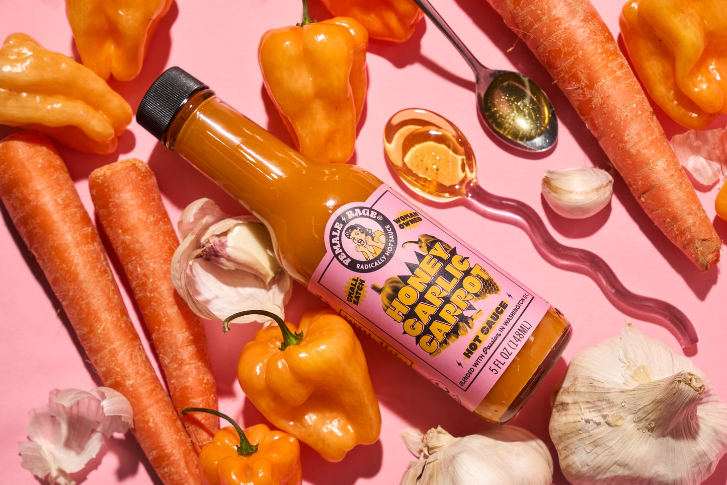 Honey Garlic Carrot Hot Sauce