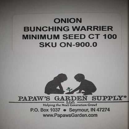 Onion Warrior Bunching Seeds