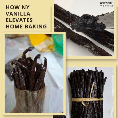 25 Whole Premium Bulk Ugandan Vanilla Beans Grade A  –  The Gold Standard of Flavor