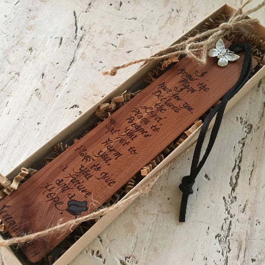 Wooden Bookmark