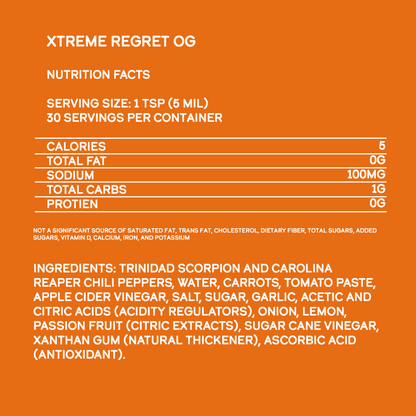 Xtreme Regret Hot Sauce