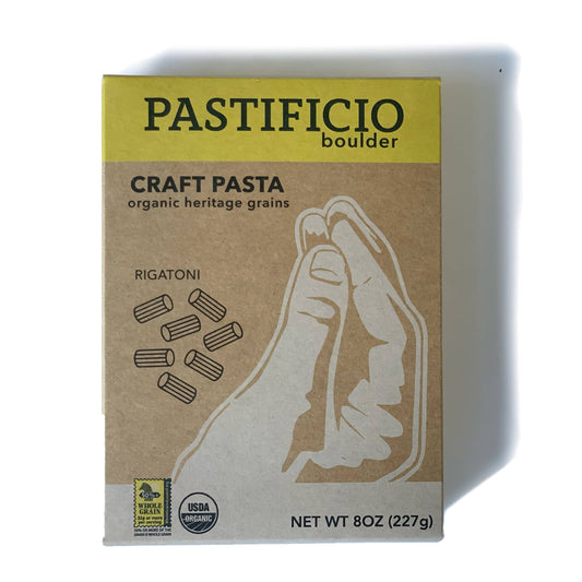 RIGATONI - Heritage and ancient wheat pasta box - 12 boxes x 8oz