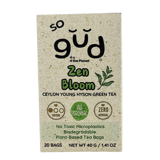 Zen Bloom Green Tea | Plant-based Tea Bags, image 4 of 5