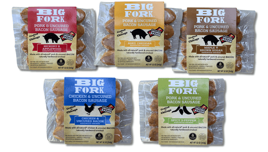 The Bacon Sausage Collection - All Five Flavors by Big Fork Brands