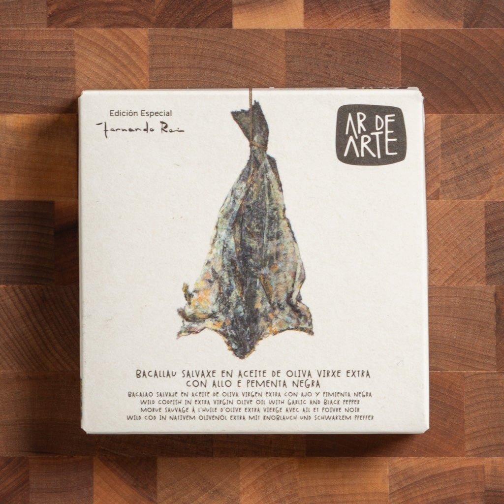 Wild Cod in Olive Oil w/ Garlic & Black Peppercorns