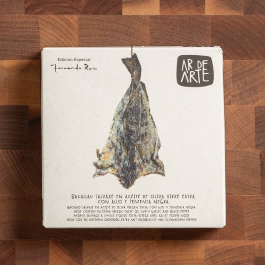 Wild Cod in Olive Oil w/ Garlic & Black Peppercorns