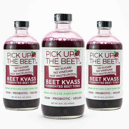 Pick Up The Beet Juice Kvass - Nitric Oxide Tonic With Live Cultures