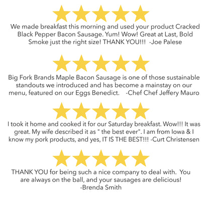 Bacon Sausage 5 Pack - Best Selling Flavors