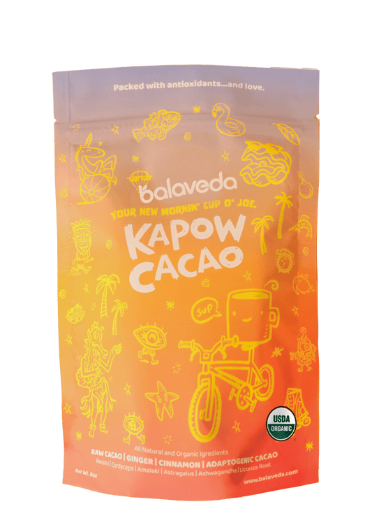 balaveda Kapow Cacao | USDA Organic Adaptogenic Mushroom Coffee Alternative
