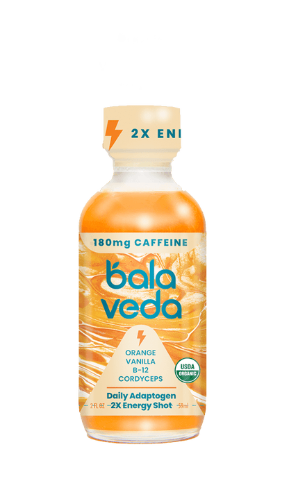 balaveda Supersonic Citrus – USDA Organic Adaptogenic Double Energy Shot