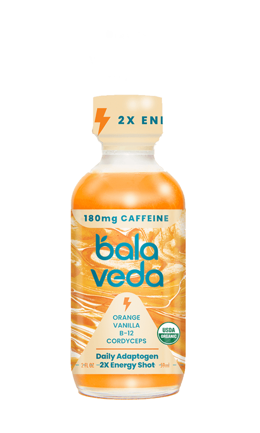 balaveda Supersonic Citrus – USDA Organic Adaptogenic Double Energy Shot
