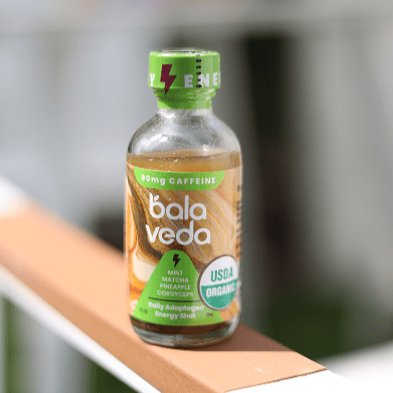 balaveda Tropic Rush – USDA Organic Apoptogenic Energy Shot with Matcha
