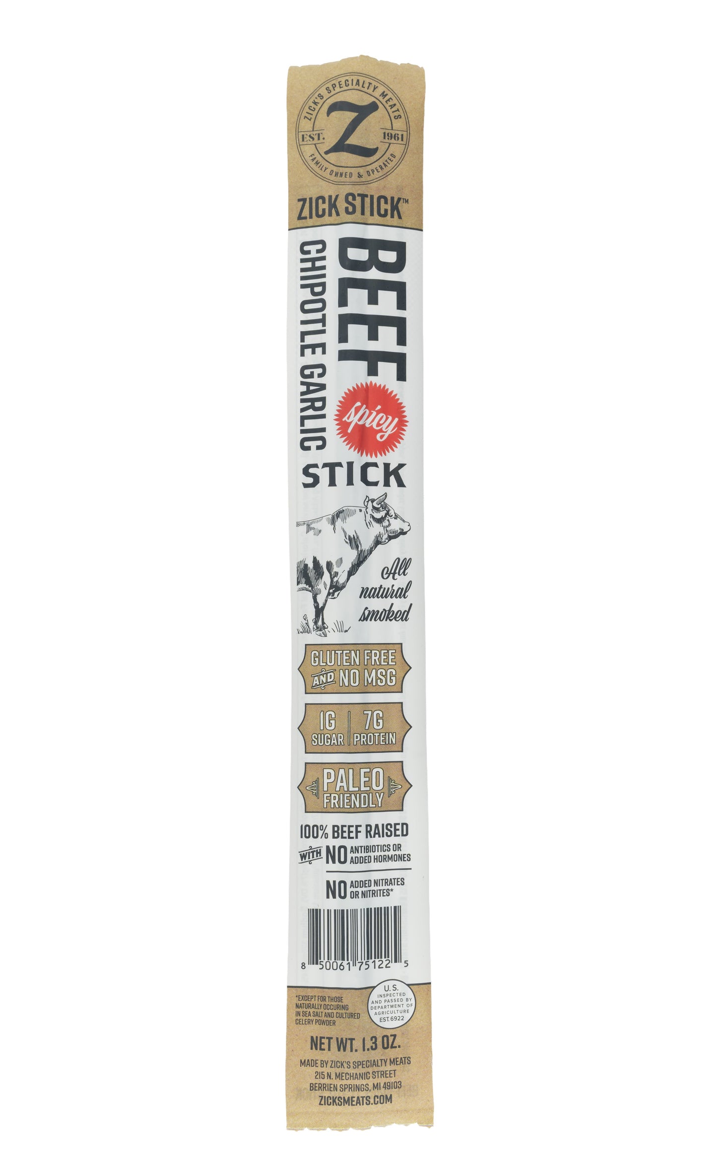 Zick Stick Spicy Chipotle Garlic – 1.3oz