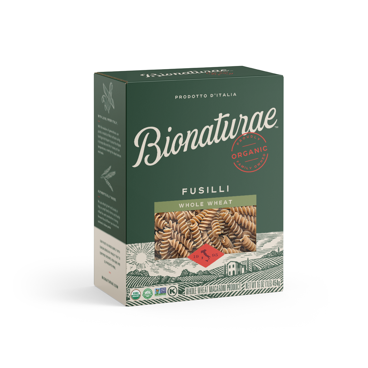 Organic Whole Wheat Fusilli