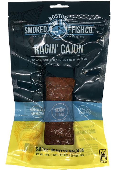 Ragin' Cajun Salmon Portions (Hot Smoked) - 12 x 4 oz