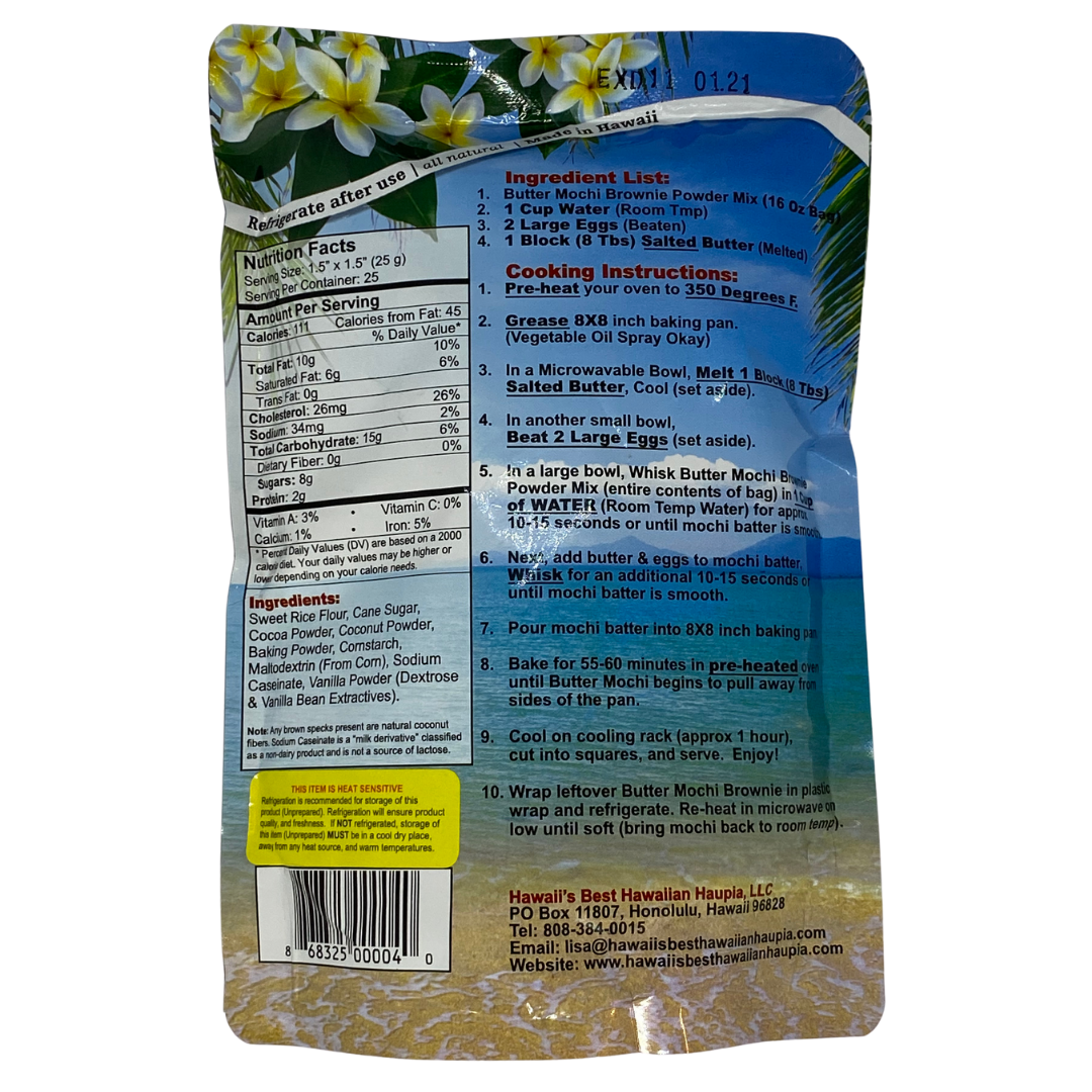 Hawaii's Best - Hawaiian Butter Mochi Brownie Mix