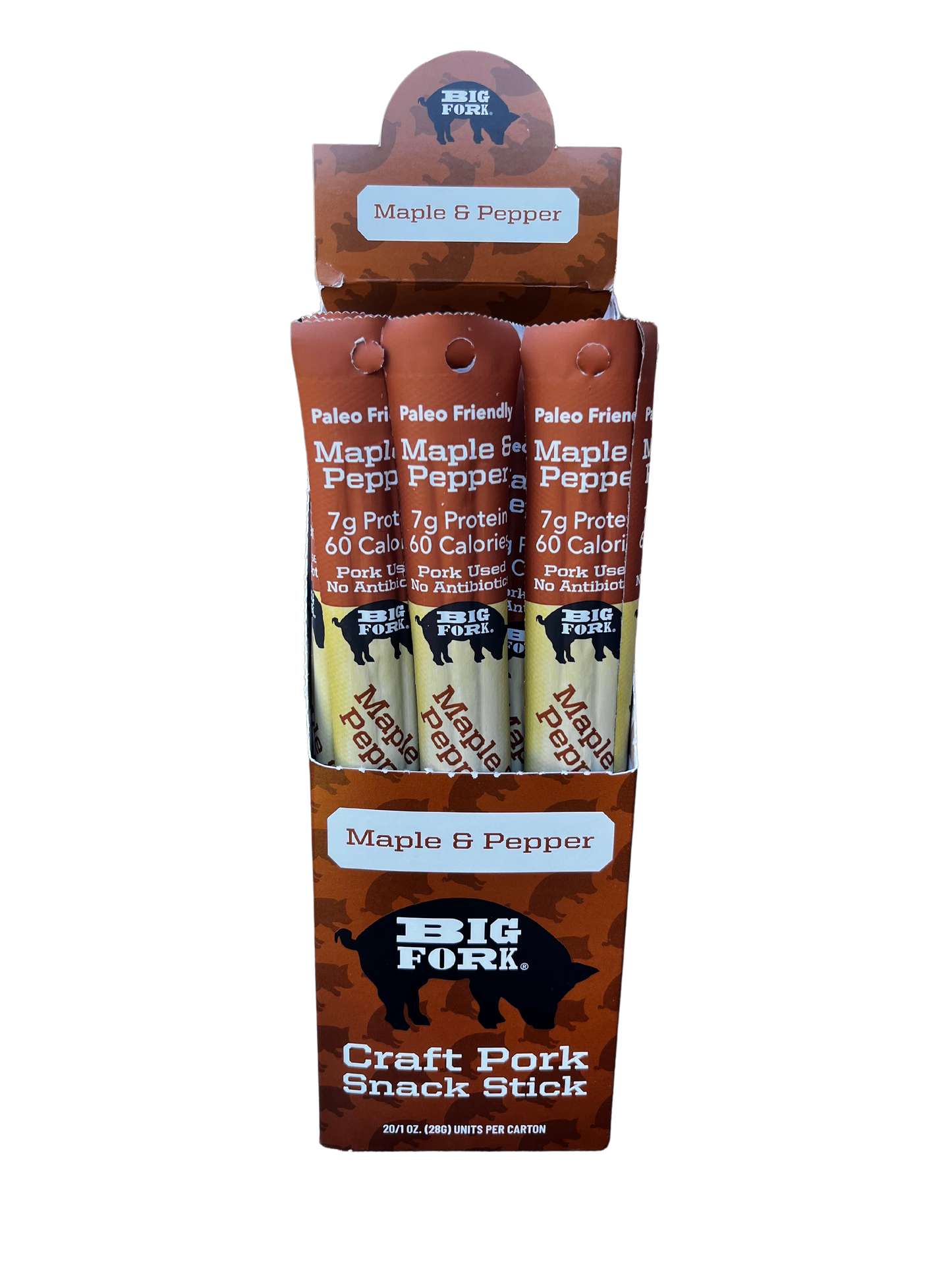 Craft Pork Snack Sticks - One Case (20 sticks)