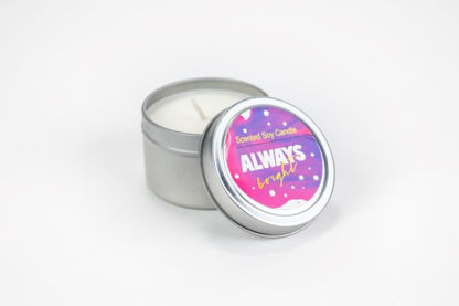 Trio of Tin Soy Candle - Scented with Bergamot and Lavender Essential oils