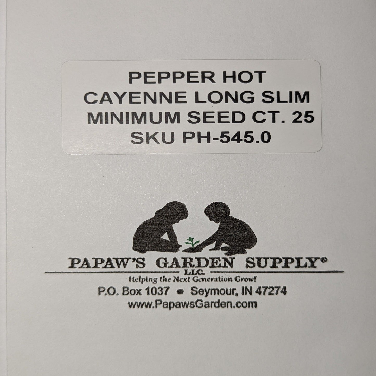 Cayenne Long Slim Hot Pepper Seeds