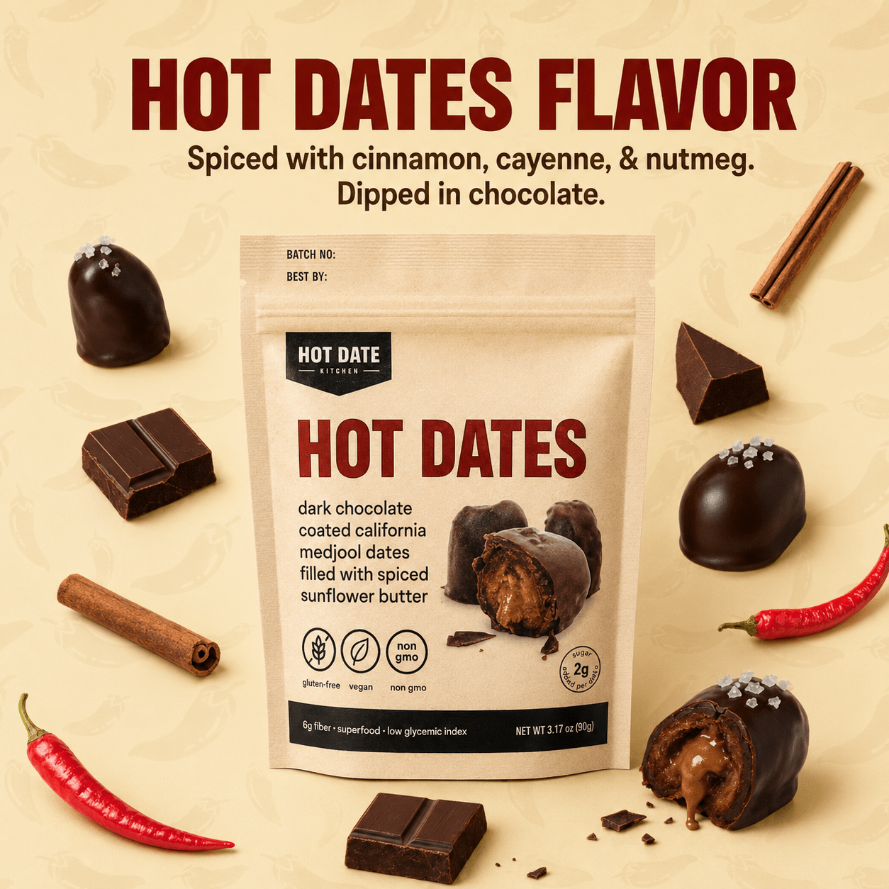 Hot Dates - Four Pack