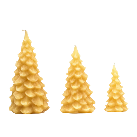 Beeswax Christmas Tree Candle