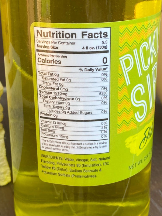 Pickle Sips - Dill 25.4 Fl Oz. (750Ml)