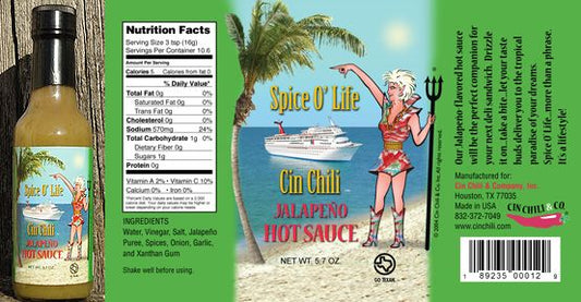 Spice O' Life Jalapeno Hot Sauce