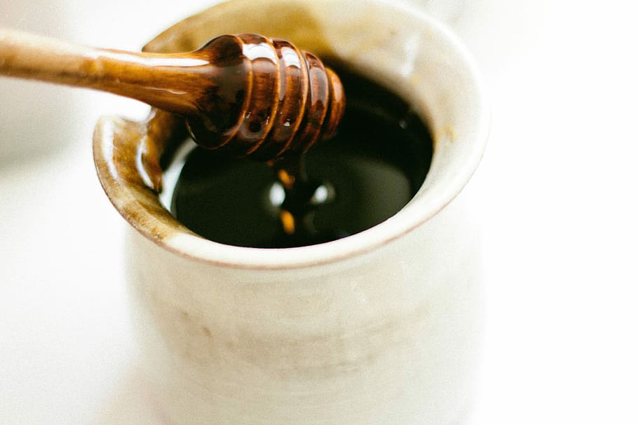 Weeks Raw Buckwheat Honey - Pure, All-Natural, Antioxidant-Rich, Dark & Robust Molasses Flavor for Coffee, Waffles, BBQ Sauce