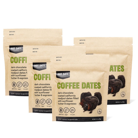 Coffee Dates - Four Pack (3 dates per pouch)